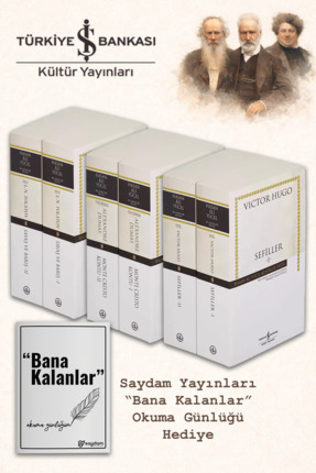 Hasan Ali Yücel Klasikler 3'lü Dev Set: Sefiller, Savaş ve Barış, Monte Cristo Kontu | 6 Kitap