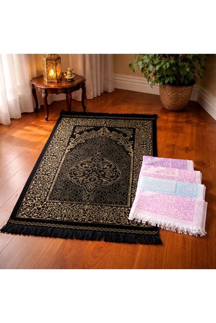 20 Pieces Prayer Rug Pearl Prayer Beads Flat Dhikr Mat Set Hajj Umrah Mevlüt Dowry Gift Wedding Giveaway