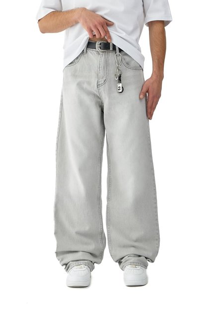 Bleach Yıkama Detay Urban Baggy Fit Jean