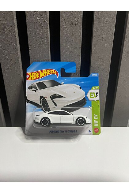 HOT WHEELS HotWheels Porsche Taycan Turbo S Model Araba (Beyaz