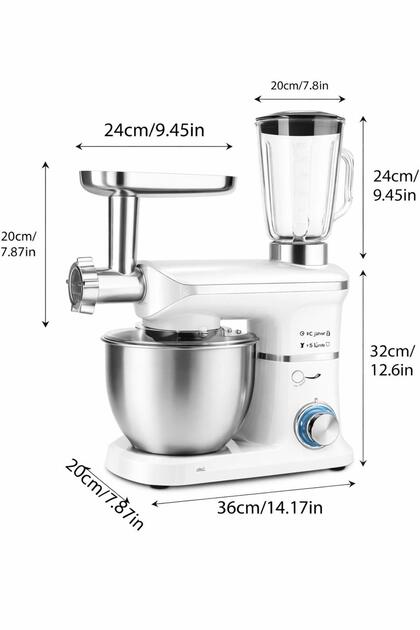 ATLT ATLANTİS 3000W 6 LİTRE 3 IN 1 STAND MIXER SM-210 HAMUR