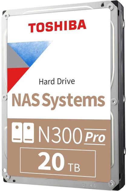 Toshiba N300 PRO 20TB Büyük Ölçekli İş NAS (24 Bölmeye kadar) 3,5