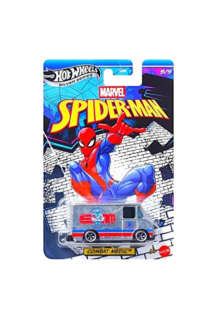 marvel ホットウィール　シルバーシリーズ　5台セット HOT WHEELS 2026 Silver Series #5 Chase Combat Medic GDG83 - Fiyatı