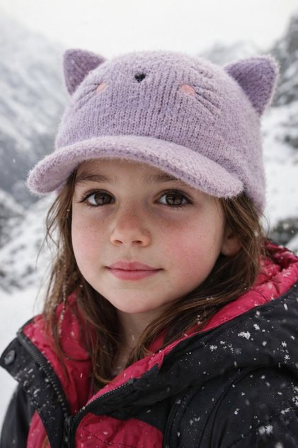 Little Bear Girl's Winter Beanie