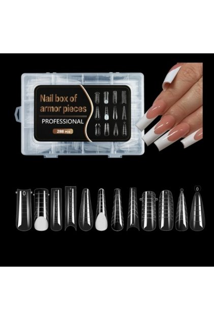 Set de acoperire completă Tipsuri 288 de acoperiri tipsuri Dual Smart Forms Mix de acoperire completă