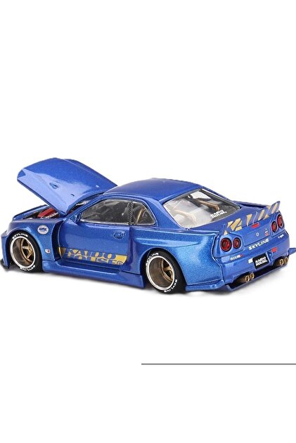 Mini GT Kaido House //158 Nissan Skyline GT-R (R34) Kaido Works