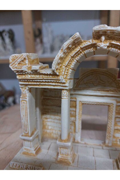 Şımartan Efes Antik Kent Hadrian Tapınağı Temalı Dekoratif Mumluk