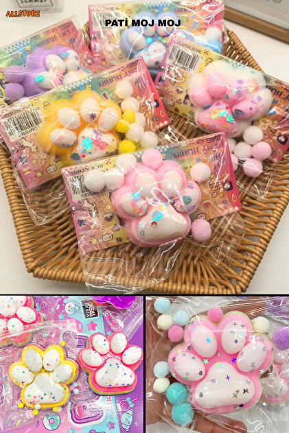 tmtoysandmore Yumurtlayan Tavuk (4 ADET BİRDEN) Fufu Squishy Stres