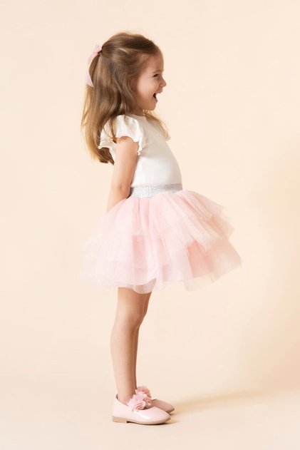 Lilly Glittery Layered Tulle Lined Tutu Skirt