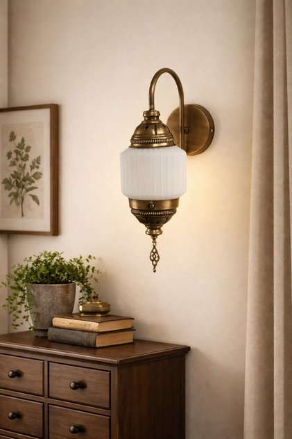 Authentic Cappadocia Design Hall Entrance Bedroom Living Room Color Special Glass Single Wall Sconce