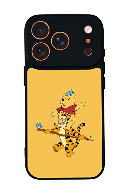 CASSETiFY Winnie the Pooh iPhone17proケース BGAKSESUAR iPhone 17 Pro Uyumlu Winnie Tasarımlı Glossy Premium