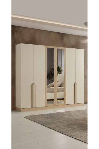 GÜL MDF 6 KAPILI DOLAP