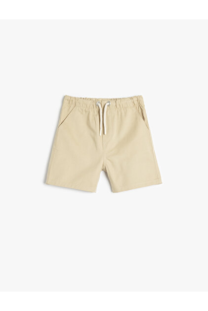 Baby Boy's Yellow Basic Shorts