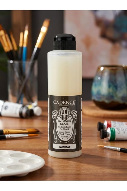 Ultimate Glaze Yarı Mat 250 ml Tüm Yüzeyler Kokusuz Su Bazlı Kalın Sır Vernik