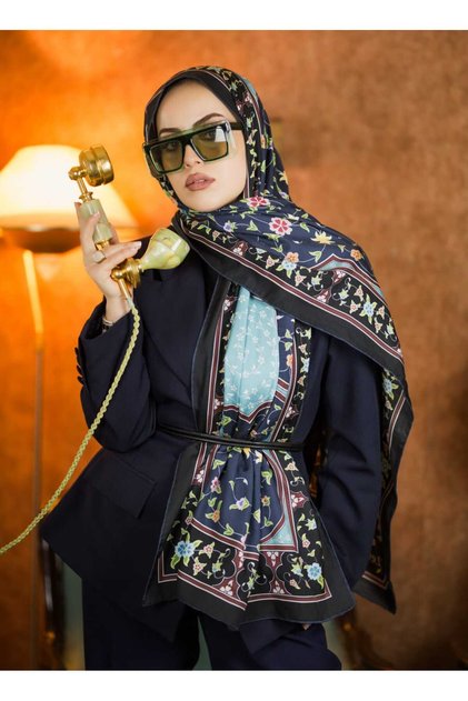 Kır Çiçeği İpek Şal