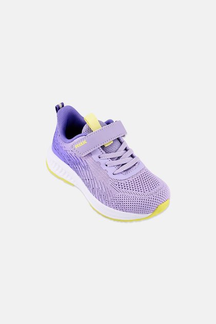 Kids Girl Velcro Closure Outdoor Casual Shoes, Lavender