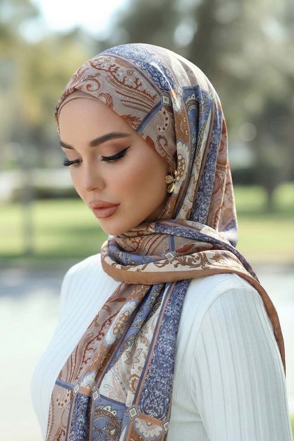 Mosaico Cotton Textured Shawl Italian Signature Series