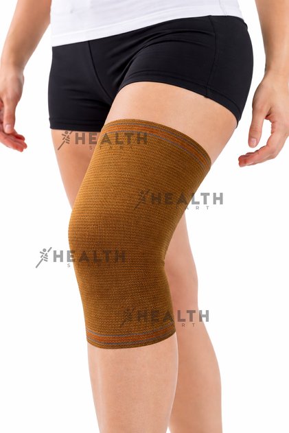 Camel Hair Wool Knee Pad Heat Protective Comfortable and Flexible in Cold Weather Comfortable Supportive for Daily Sports