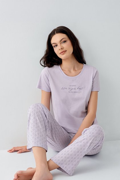 Women's Purple Pajama Set