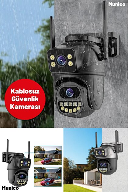 ReoLink Güvenlik Kamerası Kablosuz Dış Mekan, Pan Tilt Güneş