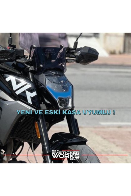 Cfmoto Nk250 Headlight Sticker 2018-2025 Compatible Ready-To-Use Headlight Sticker Kit