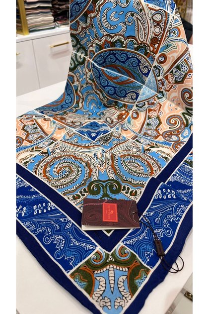 Eșarfă din lână cașmir cu model Etro