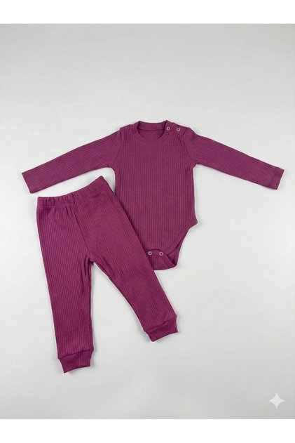 100% Cotton Bodysuit and Pants 2-Piece Set