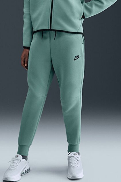 Nike Sportswear Tech Fleece Kids Pant Green Çocuk Fermuar Cepli