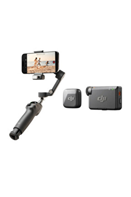 DJI Osmo Mobile 7P + Mic Mini ( 2tx + 1rx ) - Profesyonel Mobil