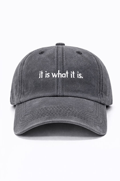 It Is What It Is. There's Nothing I Can'T Do - Fate Embroidered Vintage Hat Cap