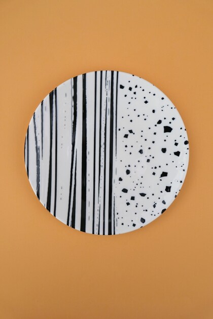 Tabak Evi Porcelain Sidereal Flat Plate 19.50cm Sd3 Single