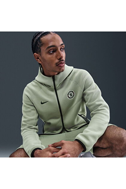 Nike Chelsea FC Tech Fleece FZ Hoodie Erkek Sweatshirt - Fiyatı