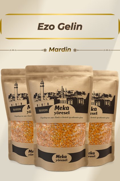 Ezo Gelin Çorbası Karışımı ◆ Mardin Yaprak Mercimek Köy Bulguru Osmancık Pirinç ◆ 1 kg