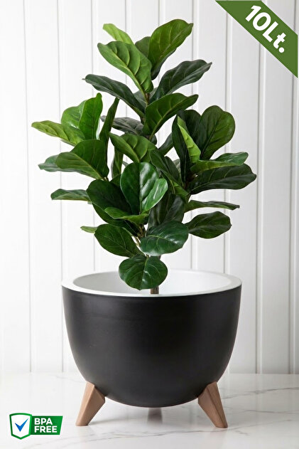 木陰 Nandy Home Ufo Model Saksı - 10Lt. Saksı - Yuvarlak Modern Saksı