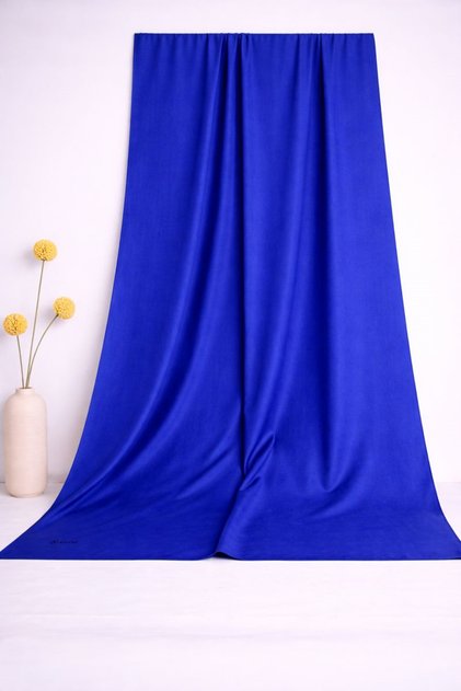 Siyane Solid Color Shawl 52885 Cobalt Blue