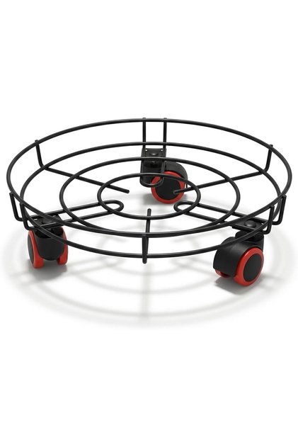 Movable Metal Chassis Heavy-Duty Stand for Gas LPG Cylinder