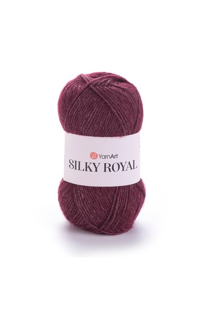 Silky Royal 65% Merino Wool 35% Silk Rayon – 50 g 140 m Fine Luxury Knitting Yarn-1 Piece-444