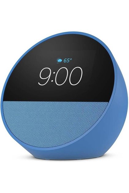 Echo Spot, Smart Alarm Clock with Vibrant Sound + Alexa