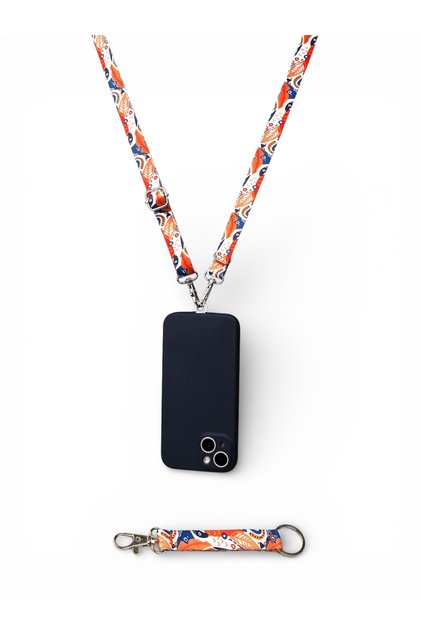 Spring Model Phone Strap Phone Neck Lanyard / Compatible with All Phones and Keychain
