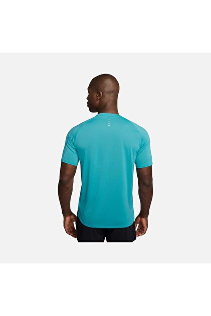 Nike Dri-Fit ADV Stride Running Short-Sleeve mavi spor koşu t