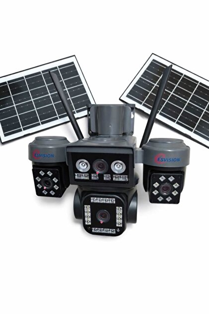 Esvision CenTECH ES Vision 5704 Çift Solar Panelli 4 Lensli