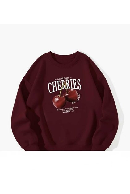 Unisex Women/Men Aelfri̇echcher Custom B Printed Color O Oversized Crew Neck Cotton Sweatshirt