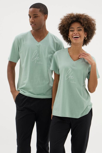 Valentine's Day New Season Concept Women's and Men's 2-Piece Pajama Set Special for Couples