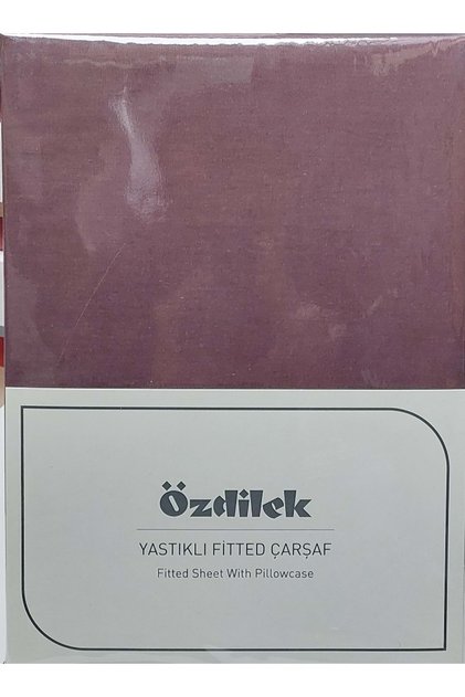 Colourist Fitted Elasticated Single King Size Bed Sheet Set (120X200) - Plum