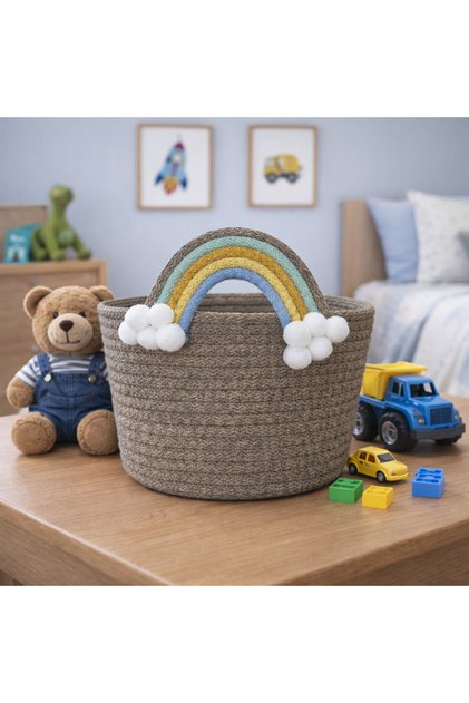 Children's Room Organizer Basket, Toy Box Basket, Dirty Clothes Basket Organizer Basket
