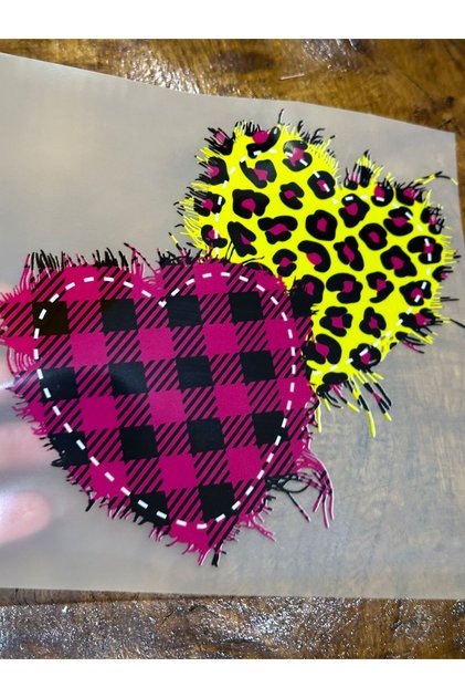 Iron-On Plaid Transfer Printing Arma 20X18 cm