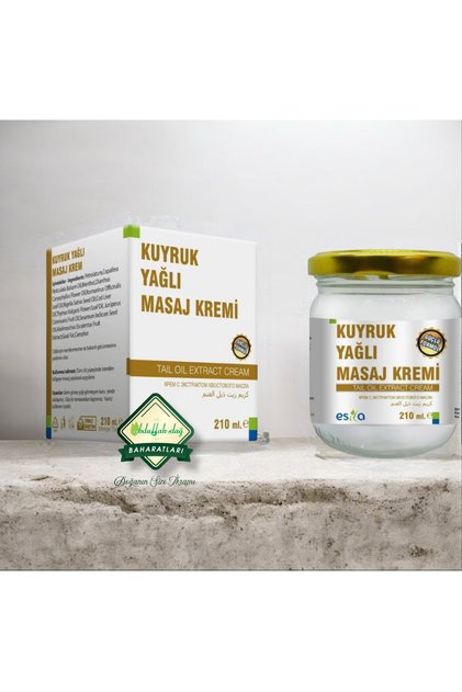 Esila Kuyruk Yağlı Bamya Tohumlu Masaj Kremi 210 ml