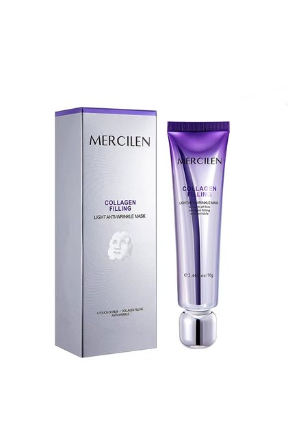 Mercilen Peel-Off Collagen Night Mask Peel-Off Collagen Face Mask Glass Skin Mask 70g