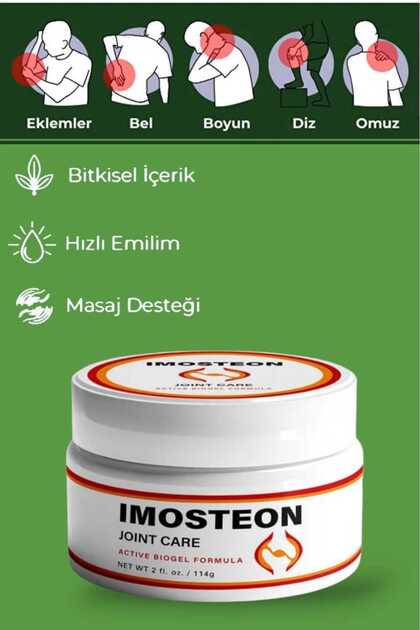 Imosteon Kas ve Eklem Bakımı İçin Vücut Masaj Kremi 150 ML