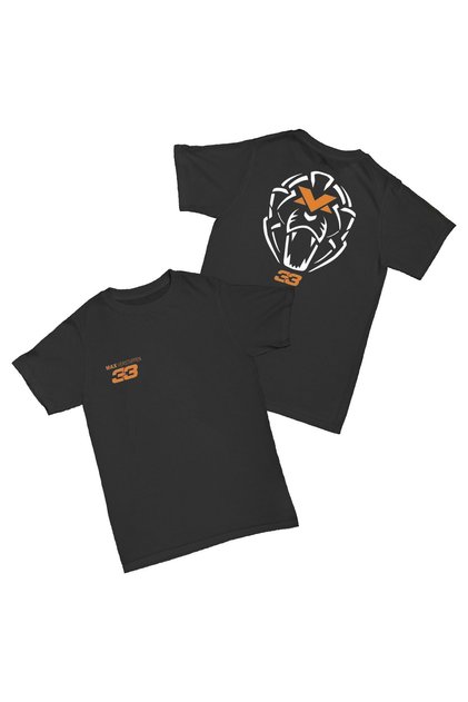 Max Verstappen 33 Printed Black T-shirt